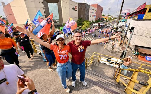 Campanha de David e Dra. Shádia ganha as ruas com mobilizações em todas as zonas de Manaus